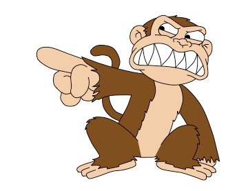 angry monkey